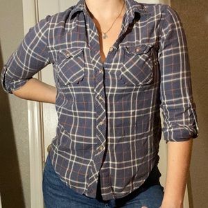 Soft Gray Blue Flannel